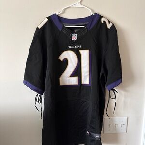 NFL Black and Purple Men's Jersey